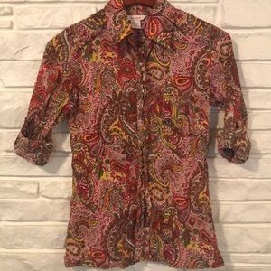Sundance paisley 💯% cotton bottom down